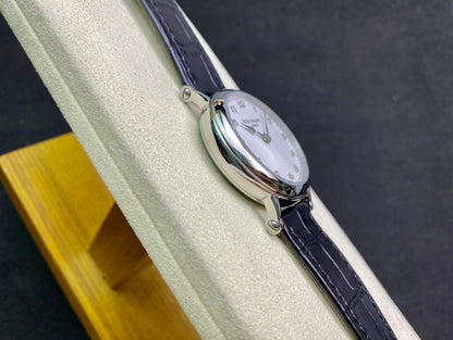 PATEK Calatrava 34.6mm Silver White Dial