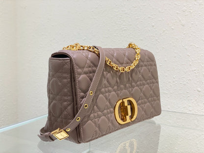 LARGE CARO BAG 28 WARM TAUPE CALFSKIN