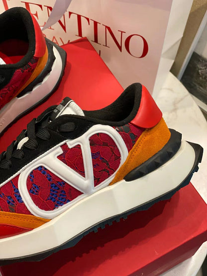 Lace And Mesh Lacerunner Sneaker In Colorful 994619