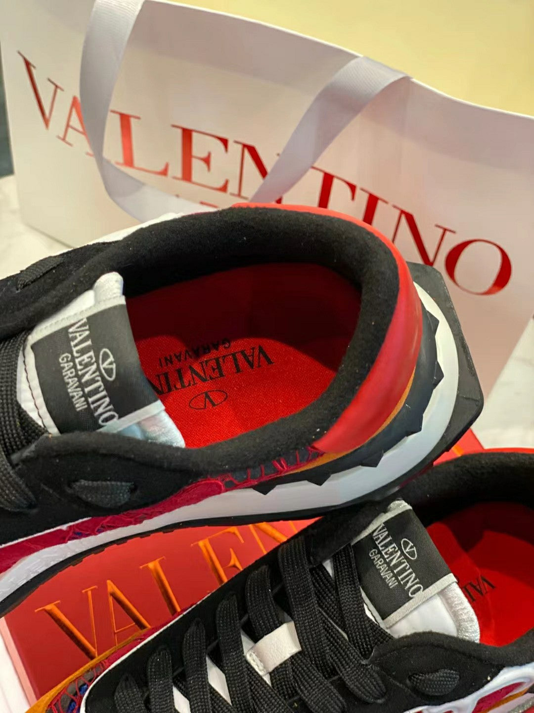 Lace And Mesh Lacerunner Sneaker In Colorful 994619