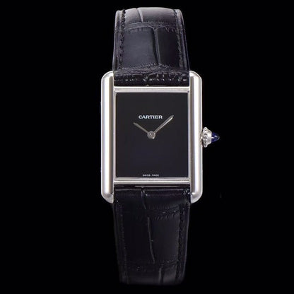 TANK MUST NO NUMERALS STEEL CASE BLACK DIAL