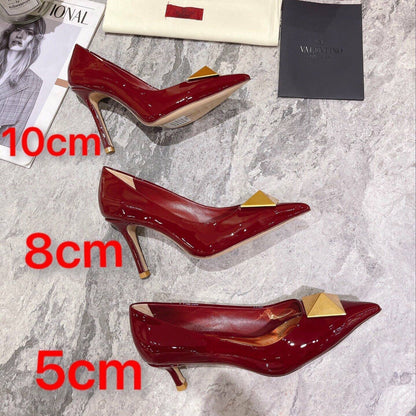VT 25 Toe Pumps Red Patent Leather 340210