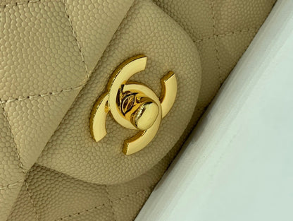 flap bag mini 20cm caviar gold hardware