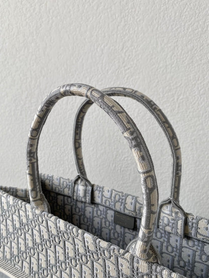 Large CD Book Tote 42cm Grey