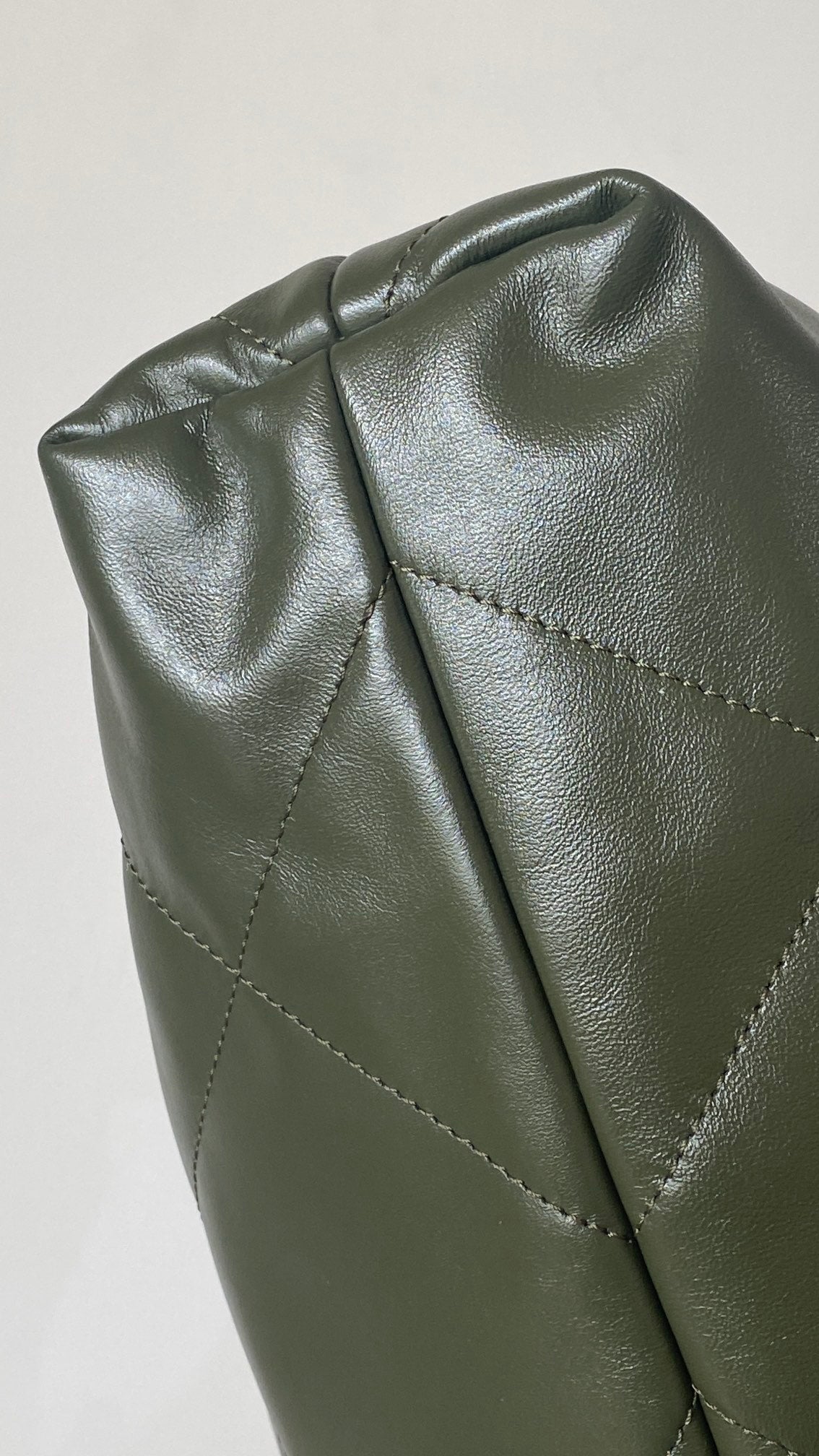 Chanel 25 Bag Dark Green Soft Calfskin