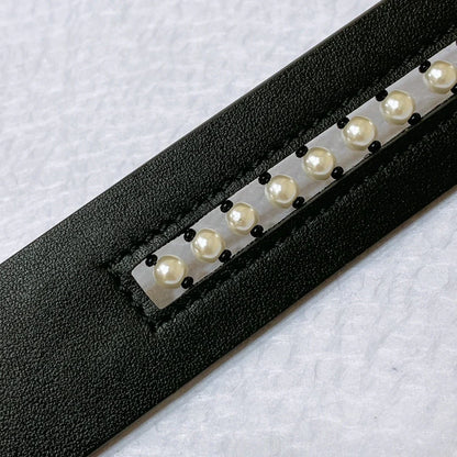 Dior 2026 Montaigne CD Belt 3.0cm Smooth Calfskin