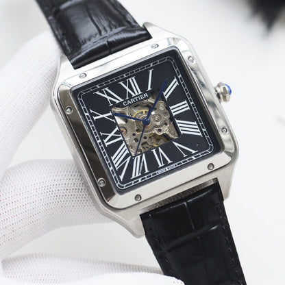 Cartier Santos 44mm Automatic Calfskin Strap