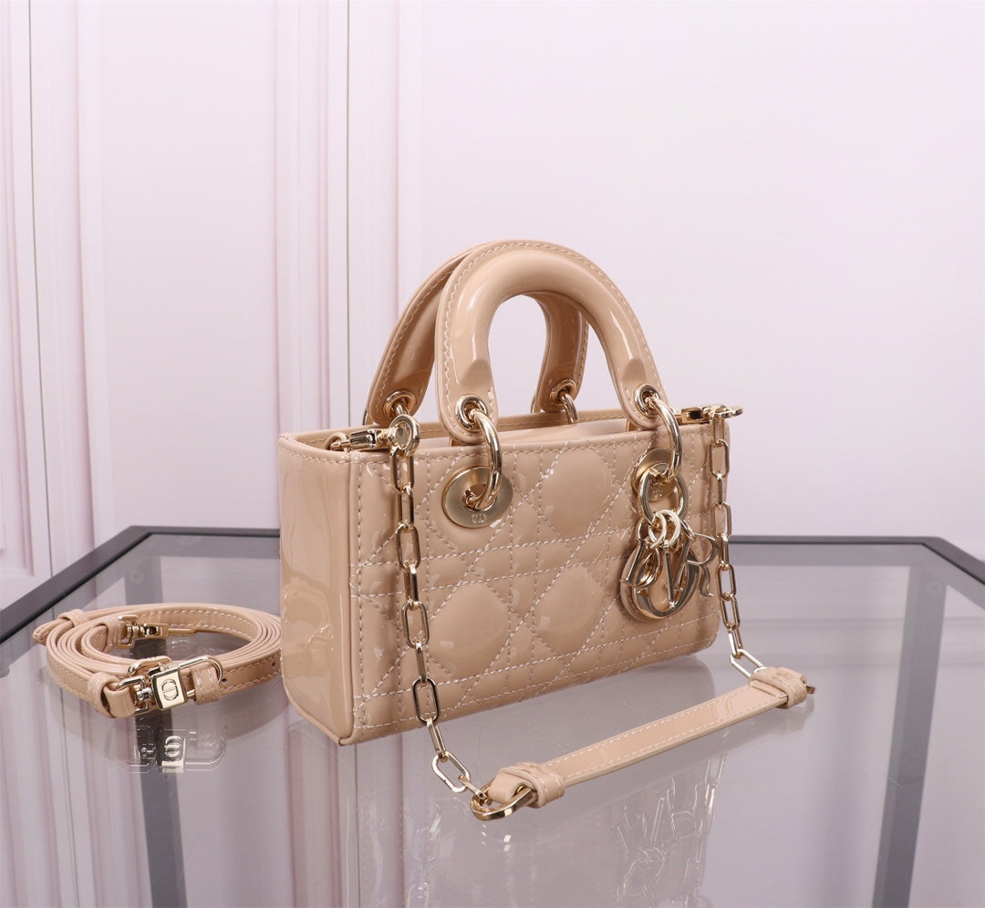 MICRO LADY D-JOY 16.5 BEIGE LAMBSKIN