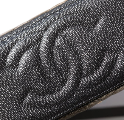 CC 25C Vanity 17cm Black Grained Calfskin