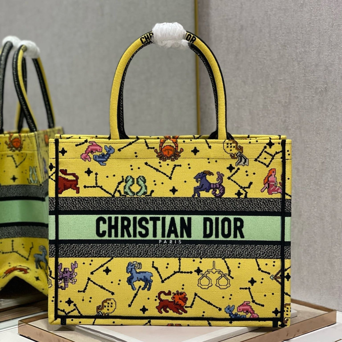 CD Tanabata Yellow Book Tote 36cm Bag Canvas 336543