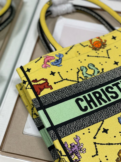 CD Tanabata Yellow Book Tote 36cm Bag Canvas 336543