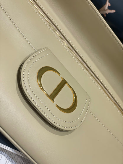 CD Diordouble Bag Beige Calfskin 336771