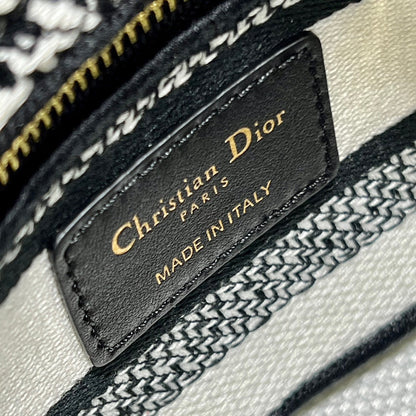 CD Paris White 17 Lady Dior Bag Canvas 336756