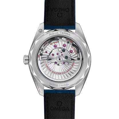 Seamaster Aqua Terra 150M 41mm - Blue on Leather Strap