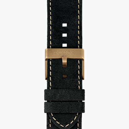 Black Bay Bronze 43mm - Slate Grey on Leather Strap