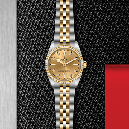 Black Bay One S&G 31mm - Champagne, Diamond-Set, Diamond Bezel on Bracelet