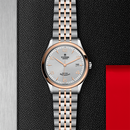 1926 Rose Gold Two-Tone 39mm - Silver on Bracelet