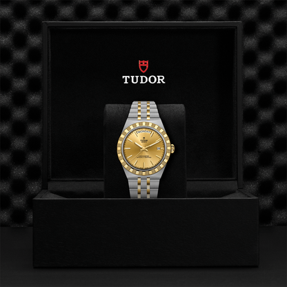 TUDOR Royal Day/Date Yellow Gold Two-Tone 40mm - Champagne on Bracelet