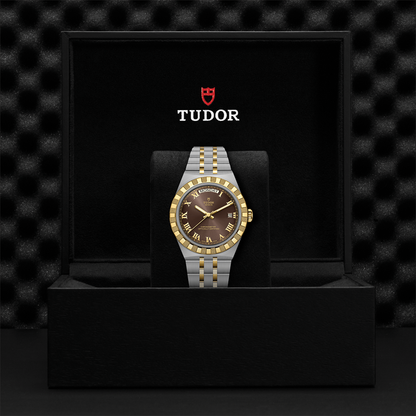 TUDOR Royal Day/Date Yellow Gold Two-Tone 40mm - Brown on Bracelet
