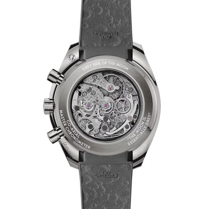 Speedmaster Grey Side of the Moon Grey Ceramic 44.25mm - Grey on Rubber Strap