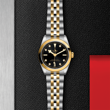 Black Bay One S&G 31mm - Black, Diamond-Set on Bracelet
