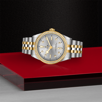 Black Bay One S&G 39mm - Silver, Diamond-Set and Diamond Bezel on Bracelet