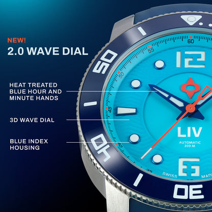 GX-Diver's 44mm Ocean Blue 2.0