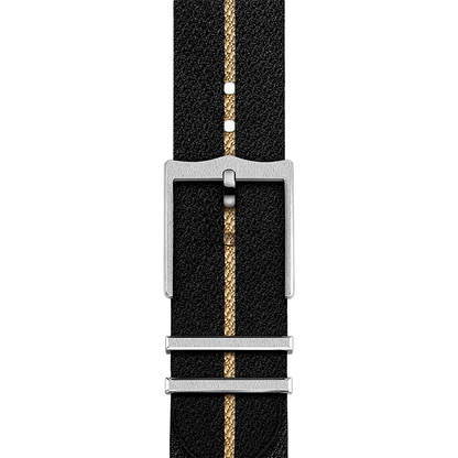 Black Bay GMT S&G Yellow-Gold Two-Tone 41mm - Black on Fabric Strap