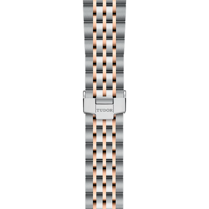 1926 Rose Gold Two-Tone 36mm - White on Bracelet