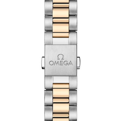 Seamaster Aqua Terra 150M Two-Tone 30mm - White, Mother-of-Pearl w/ Diamonds on Bracelet