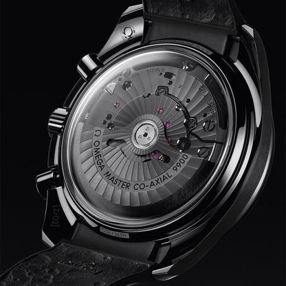 Speedmaster Dark Side of the Moon Black Ceramic 44.25mm - Full Black on Rubber Strap