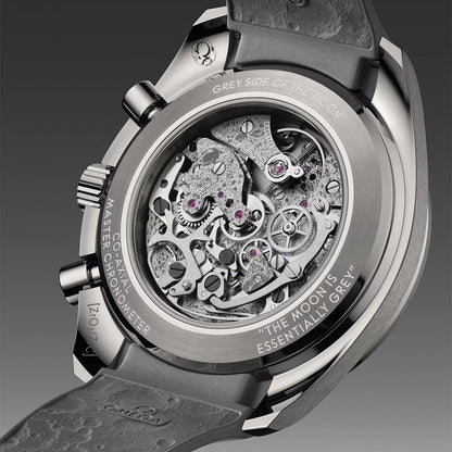 Speedmaster Grey Side of the Moon Grey Ceramic 44.25mm - Grey on Rubber Strap