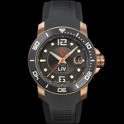 GX-Diver's 44mm Rose Gold Crater Gray