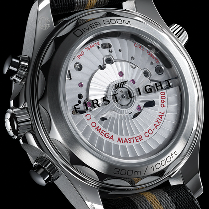 Seamaster Diver 300M Chronograph 007 First Light 44mm - Black on Fabric Strap