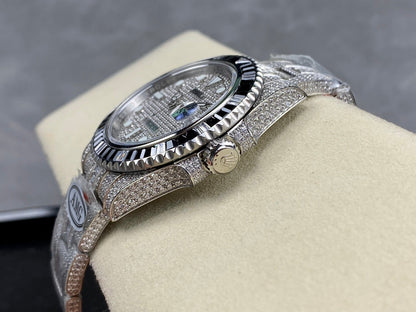 Rolex Submariner Date Black Full Diamond