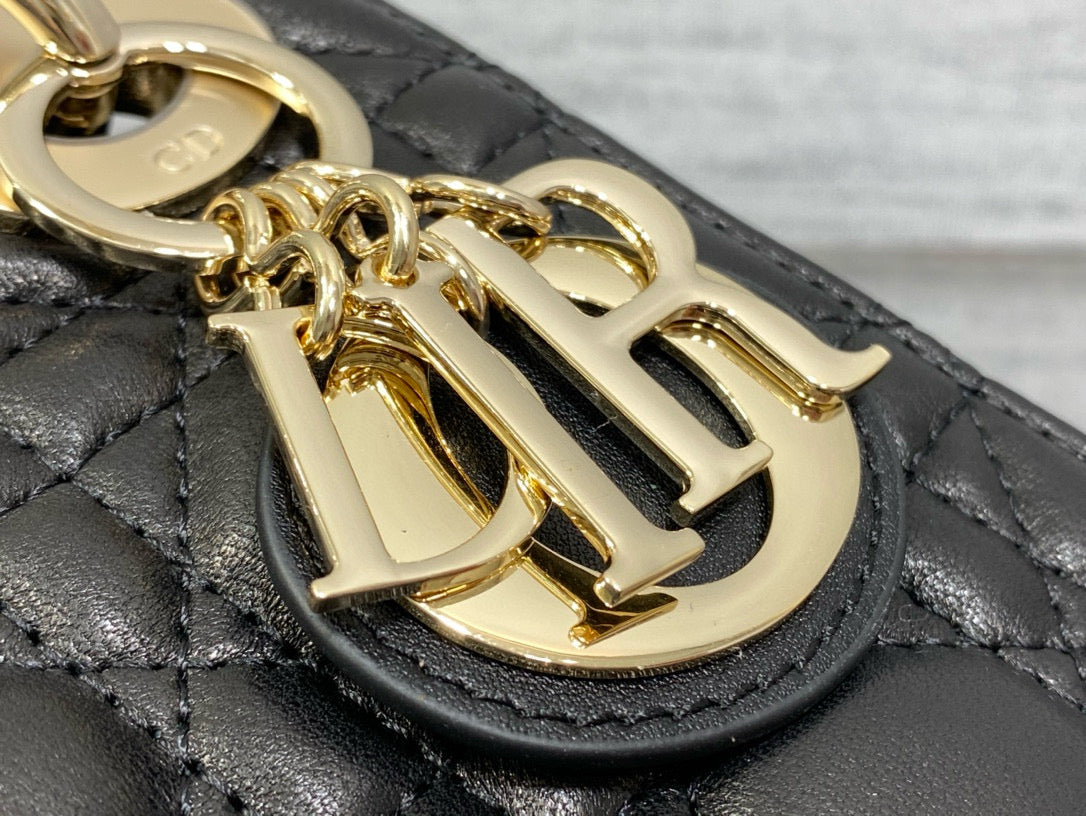 Mini Lady 17 My ACB Black Lambskin Light Gold Hardware