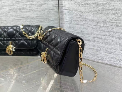 CD 2025 My Dior Bag Black Lambskin
