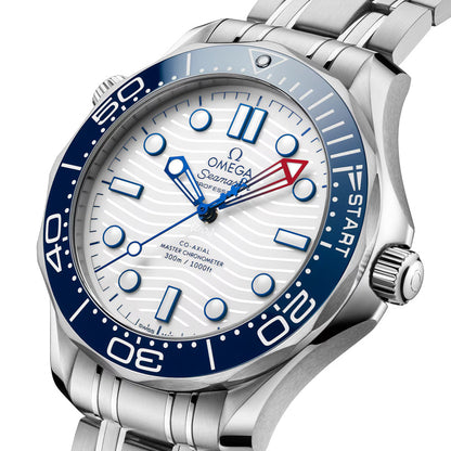 Seamaster Diver 300M America's Cup 42mm - White on Bracelet