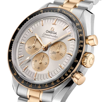 Speedmaster Moonwatch Professional Steel Moonshine Gold 42mm ‑ Silver on Bracelet