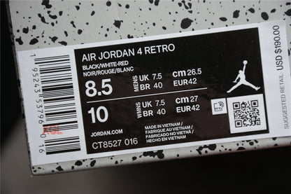 AJ 4 Red Thunder