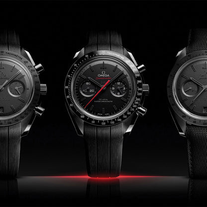 Speedmaster Dark Side of the Moon Black Ceramic 44.25mm - Full Black on Fabric Strap