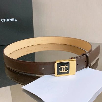 Chanel 2026 CC Buckle Belt 30mm Calfskin
