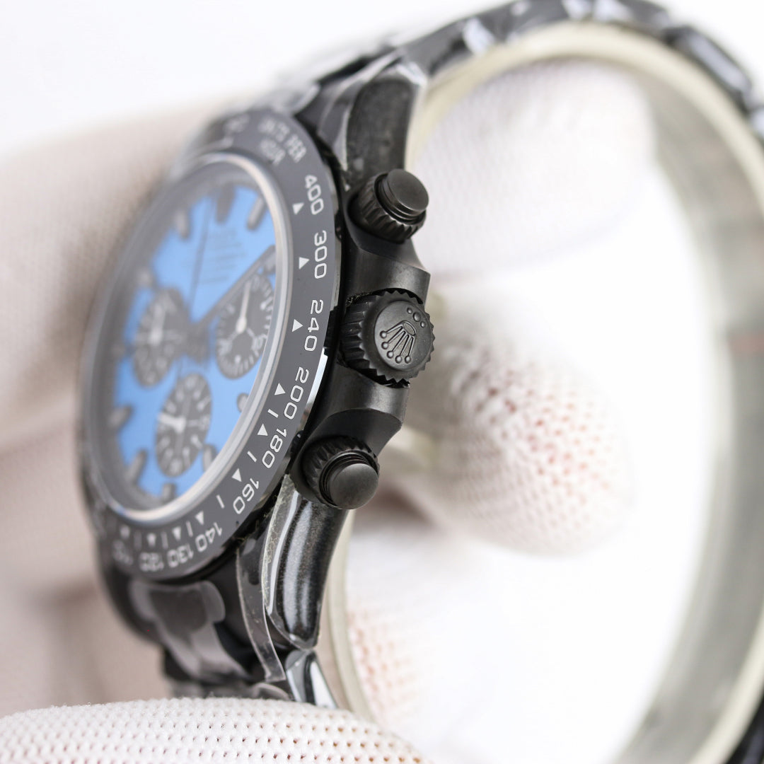 Rolex Daytona 40mm Carbon Black Blue