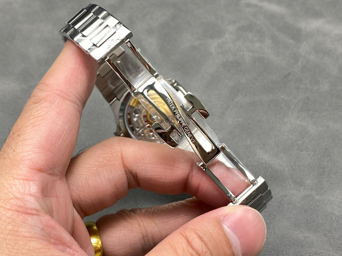 PATEK Nautilus 35.2mm Silver White Dial