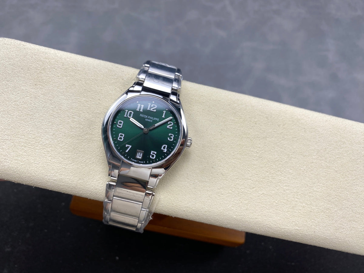 PATEK Twenty-Four 36mm Silver Dark Green Dial