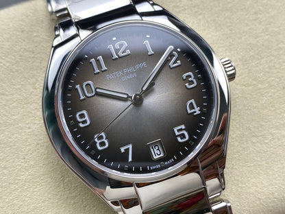 PATEK Twenty-Four 36mm Silver Gradient Gray Dial