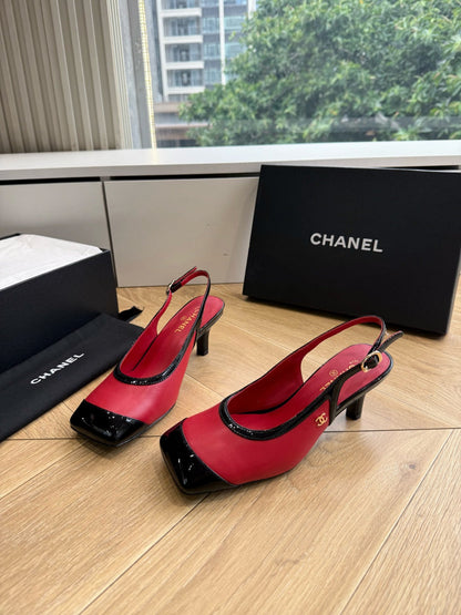 CC 26s Slingback Red Black Patent Leather 933123