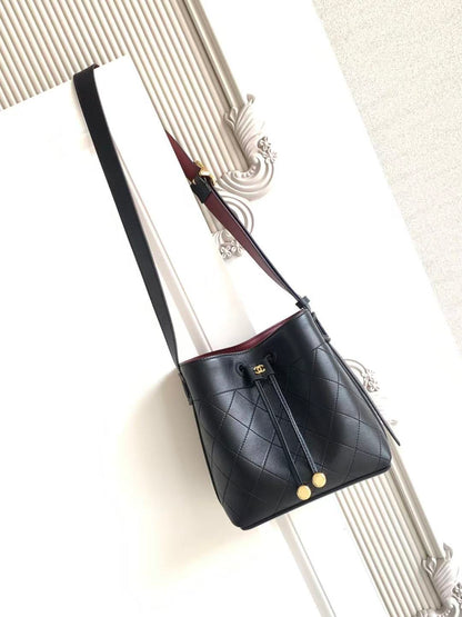 Chanel 2026 Bucket Bag Suede Leather 385786