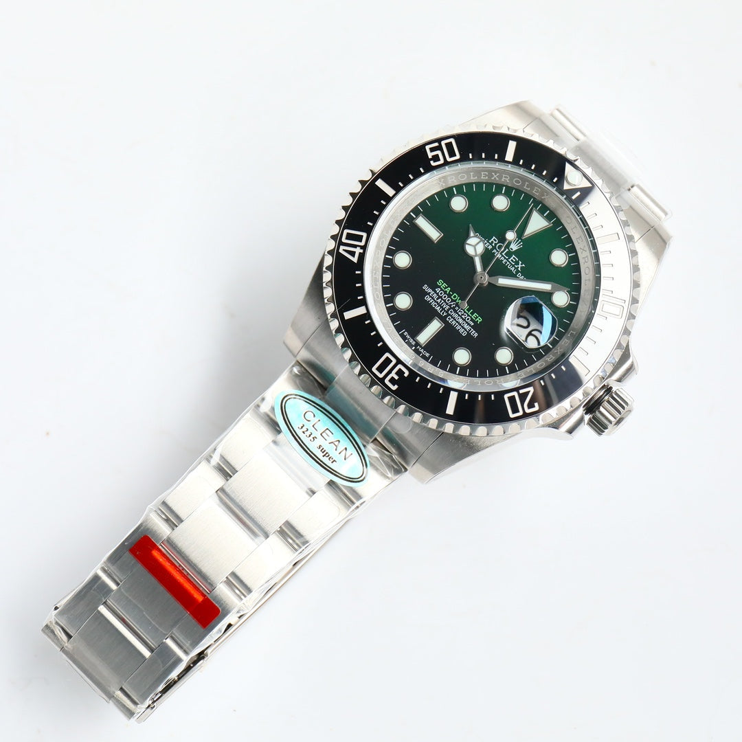 Rolex Sea-Dweller 43mm Silver Green