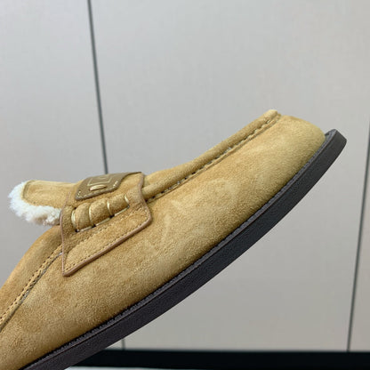 CD Dior Boy Mule Beige Suede Goatskin